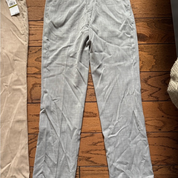 Boy’s sz 14 Calvin Klein Beige Gray Suit Separates Dress Pants - Picture 4 of 7